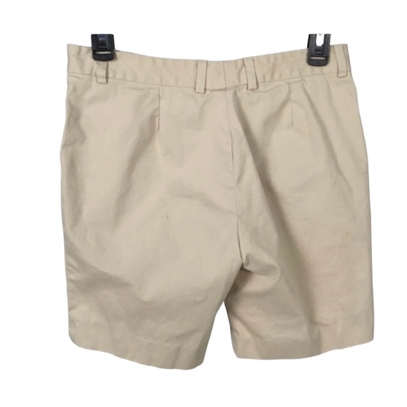 How & Wen Cotton Blend Tan Shorts Size 6 - Picture 2 of 3